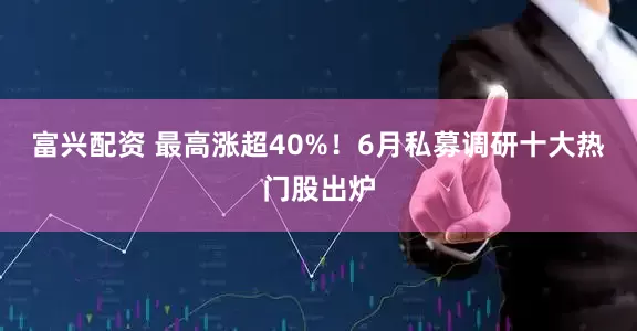 富兴配资 最高涨超40%！6月私募调研十大热门股出炉